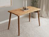 Scrivania lineare quercia 110x60cm piano in legno massello - Melita