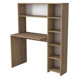 Scrivania lineare quercia 113x40cm con libreria - Arapaho