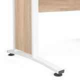 Scrivania lineare quercia e bianca 150x80cm in legno - Ascorbato