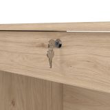 Scrivania lineare rovere 109x48cm con 4 cassetti - Franklin