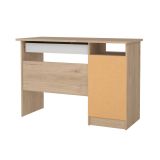 Scrivania lineare rovere 109x48cm con 4 cassetti - Franklin