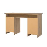 Scrivania lineare rovere 126x55cm con 3 cassetti - Shanshan