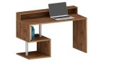 Scrivania lineare rovere 140x60cm con supporto computer - Yemyin