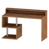 Scrivania lineare rovere 140x60cm con supporto computer - Yemyin