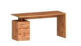 Scrivania lineare rovere 160x60cm con 3 cassetti - Abisse