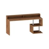 Scrivania lineare rovere 180x60cm con porta pc - Aurigo