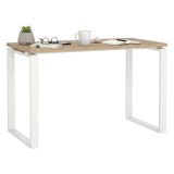 Scrivania lineare rovere e bianca 120x60cm - Pierrot