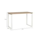 Scrivania lineare rovere e bianca 120x60cm - Pierrot