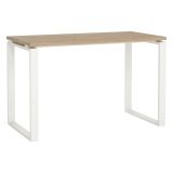 Scrivania lineare rovere e bianca 120x60cm - Pierrot