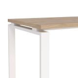 Scrivania lineare rovere e bianca 150x60cm - Arignano