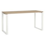 Scrivania lineare rovere e bianca 150x60cm - Arignano