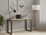 Scrivania lineare rovere e grigia 120x60cm - Pierrot