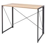 Scrivania lineare rovere e nera 50x99cm - Hambergite