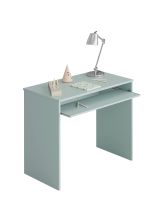 Scrivania lineare verde acqua 79x54cm con supporto computer - Ajeje