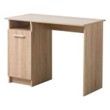 Scrivania Marrone Rovere 2 Ripiani 3 Vani 100x50x74.5h cm, Un&#039;anta - Tiriolo