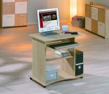 Scrivania Marrone un Cassetto un Vano 80x50x75h cm, Supporto pc - Mezzo
