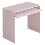 Scrivania Rosa un Ripiano Materiale Piano in Legno Nobilitato 90x54x79h cm, Colore Ripiano Rosa - Ajeje