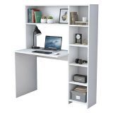 Scrivania studio bianca 113x40cm con libreria - Arapaho