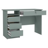 Scrivania Verde Salvia un Ripiano 4 Cassetti 109x49x76h cm, un Vano - Franklin