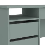 Scrivania Verde Salvia un Ripiano 4 Cassetti 109x49x76h cm, un Vano - Franklin
