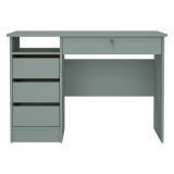 Scrivania Verde Salvia un Ripiano 4 Cassetti 109x49x76h cm, un Vano - Franklin