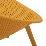 Sedia Arancione 2 Sedie Adatto per Indoor-outdoor, Materiale Struttura in Plastica - Tansen