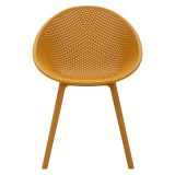 Sedia Arancione 2 Sedie Adatto per Indoor-outdoor, Materiale Struttura in Plastica - Tansen
