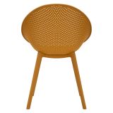 Sedia Arancione 2 Sedie Adatto per Indoor-outdoor, Materiale Struttura in Plastica - Tansen