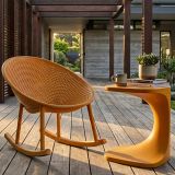 Sedia Arancione, Adatto per Indoor-outdoor, Materiale Struttura in Plastica - Phunt