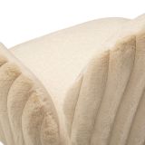 Sedia Bianco Crema Beige 2 Sedie Imbottito, Sfumatura Colore Struttura Crema - Zans