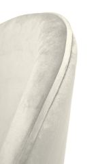 Sedia Bianco Panna 10 Sedie Imbottito, Peso Supportato 120 kg - Achito