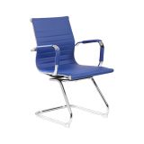 Sedia blu una Sedia Imbottito, Peso Supportato 120 kg - Artena