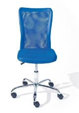 Sedia con Ruote blu Regolabile una Sedia, 5 Ruote - Falerna