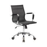 Sedia con ruote Dardit, Nero, 62x54h92-102 cm
