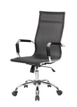 Sedia con ruote Dardit, Nero, 63x54h106-116 cm