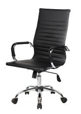 Sedia con ruote Disrae, Nero, 63x54h106-116 cm