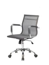 Sedia con ruote Dmannin, Grigio, 62x54h92-102 cm