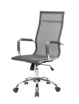 Sedia con ruote Dmannin, Grigio, 63x54h106-116 cm
