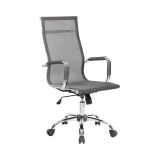 Sedia con ruote Dmannin, Grigio, 63x54h106-116 cm