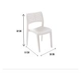 Sedia da esterno design bianco - Genny