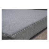 Sedia da Esterno Marrone Noce Grigio una Sedia Imbottito, Modulabile Componibile - Houghton
