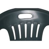 Sedia da esterno Velletri, Set di 4 sedute da giardino, Sedia per tavolo da pranzo, Poltrona outdoor, 100 % Made in Italy, 56x55h78 cm, Verde