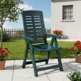 Sedia da Esterno Verde una Sedia Schienale Reclinabile, Multiposizione Made in Italy - Halsell