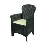 Sedia da giardino in plastica antracite - Amilton