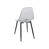 Sedia Grigio Fume 10 Sedie Peso Supportato 120 kg, Sfumatura Colore Struttura Fume - Amstrong