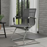 Sedia Grigio una Sedia Peso Supportato 120 kg, Altezza Seduta 43 cm - Balvano