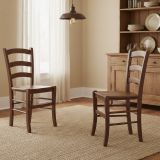 Sedia Marrone Noce 2 Sedie Colore Seduta Marrone, Sfumatura Colore Struttura Noce - Matelica