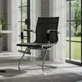 Sedia Nero una Sedia Peso Supportato 120 kg, Altezza Seduta 43 cm - Balvano