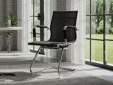 Sedia Nero una Sedia Peso Supportato 120 kg, Altezza Seduta 43 cm - Balvano