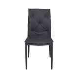 Sedia, Set di 2 Sedie Grigio - Gessate